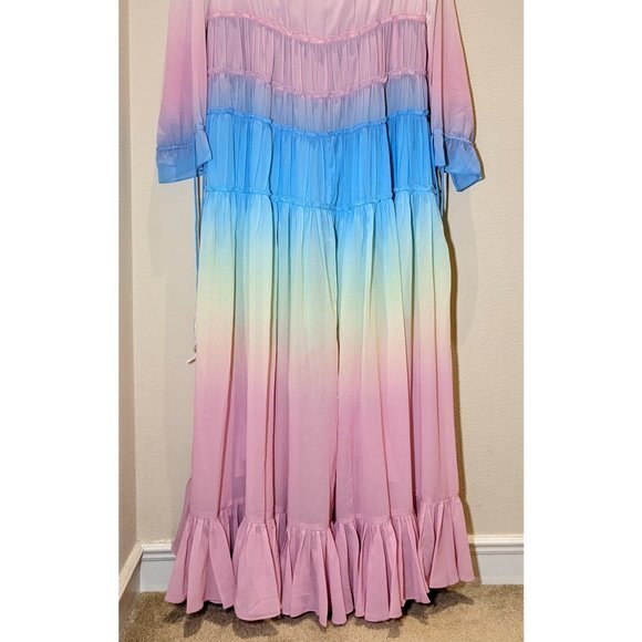 NWT Rococo Sand Ombré Pastel Maxi Dress - Picture 10 of 15